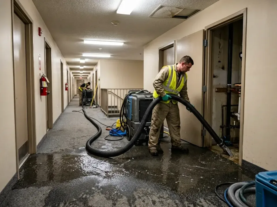 multi-unit-apartment-hallway-f-005 — frequently asked questions, Emergency Burst Pipe Water Extraction & Removal in Bellmore…